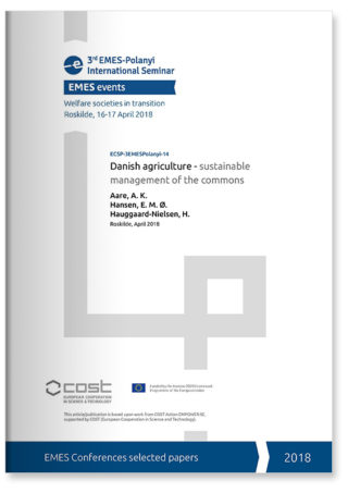 Danish agriculture - sustainable  management of the commons