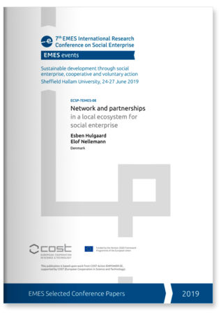 Network and partnerships in a local eco-system for social enterprise