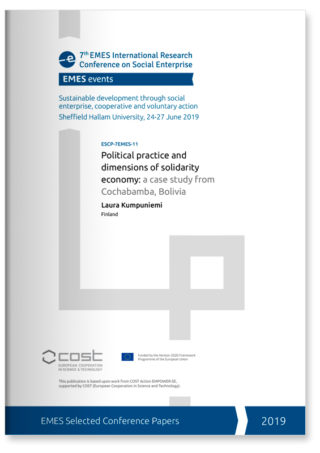 Political practice and dimensions of solidarity economy: a case study from Cochabamba, Bolivia