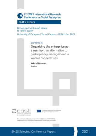 Organising the enterprise as a common: an alternative to participatory management in worker cooperatives