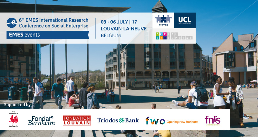 6<sup>th</sup> EMES International Research Conference on Social Enterprise