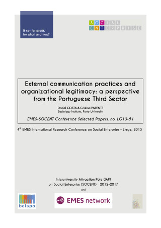External communication practices and organizational legitimacy: a perspective from the Portuguese Third Sector
