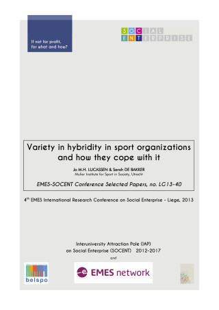 Variety in hybridity in sport organizations and how they cope with it