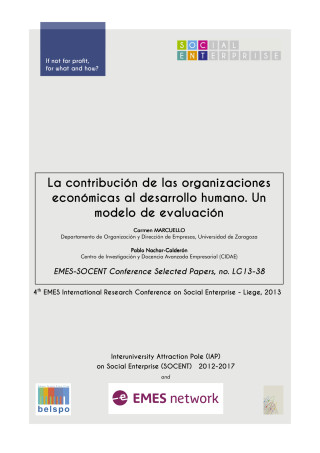 La contribución de las organizaciones económicas al desarrollo humano. Un modelo de evaluación